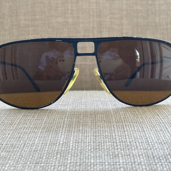 Lacoste Men Sunglasses Polarized Black Tone Metal Frame Eye Wear F229 Shades - Picture 5 of 12